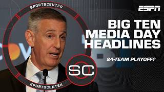 Big Ten commish wants a 24-team CFP + Matt Campbell previews 1st year at Penn State | SportsCenter