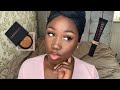 HUDA BEAUTY REVIEW | OVERACHIEVER CONCEALER & EASY BAKE POWDER | DARKSKIN