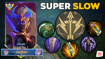 GLOBAL HANABI BUILD THE PERFECT SUPER SLOW BUILD FOR 2025!!🔥 100% BROKEN!! | HANABI BEST BUILD 2025!