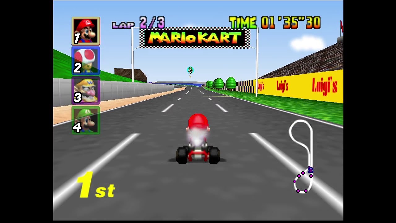 Mario Kart 64 Gameplay Nintendo 64 Hd Youtube 