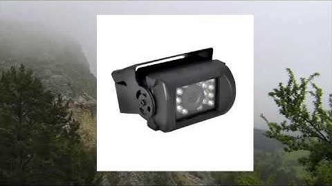 Pyle PLCMTR104 Weatherproof Rearview Backup Camera System with 10.1� LCD Color Monitor, Built-in