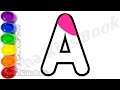 A to Z, Kids rhymes, collection for writing along dotted lines for toddler,Aphabet,ABC song,ABCD,953