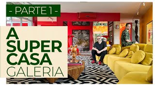 INCRÍVEL CASA GALERIA TODA MOBILIADA COM ARTES E OBJETOS DE DESIGN - CURADORIA IMPECÁVEL - PARTE 1