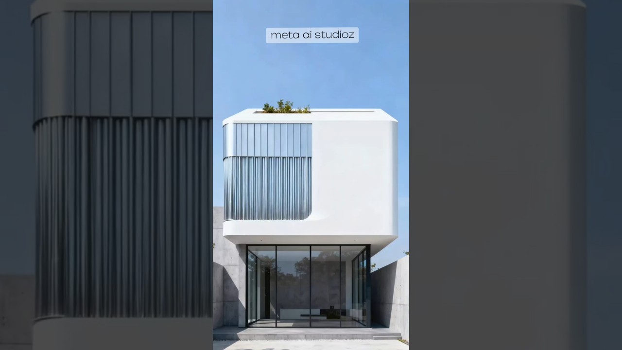 Contoh Desain, Modern Classic House, Contemporary Classic Architecture. (meta ai studioz)