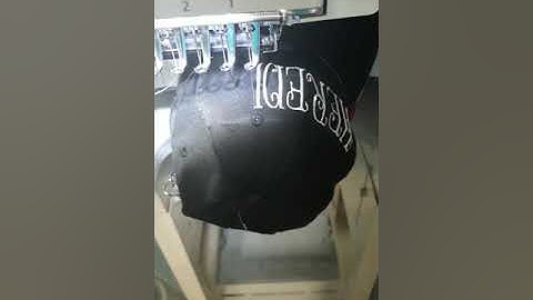 SWF MAS-12 hat stitch out #SemiShort video