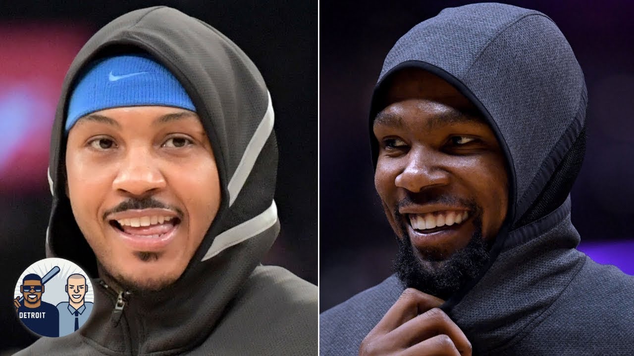 new york knicks owner Hoodie Melo could take a lot of pressure off of KD on the Knicks - Ryan Hollins | Jalen & Jacoby