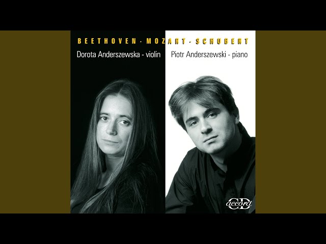 Mozart - Sonate pour violon et piano K.304: 1er mvt : Dorota Anderszewska / Piotr Anderszewski