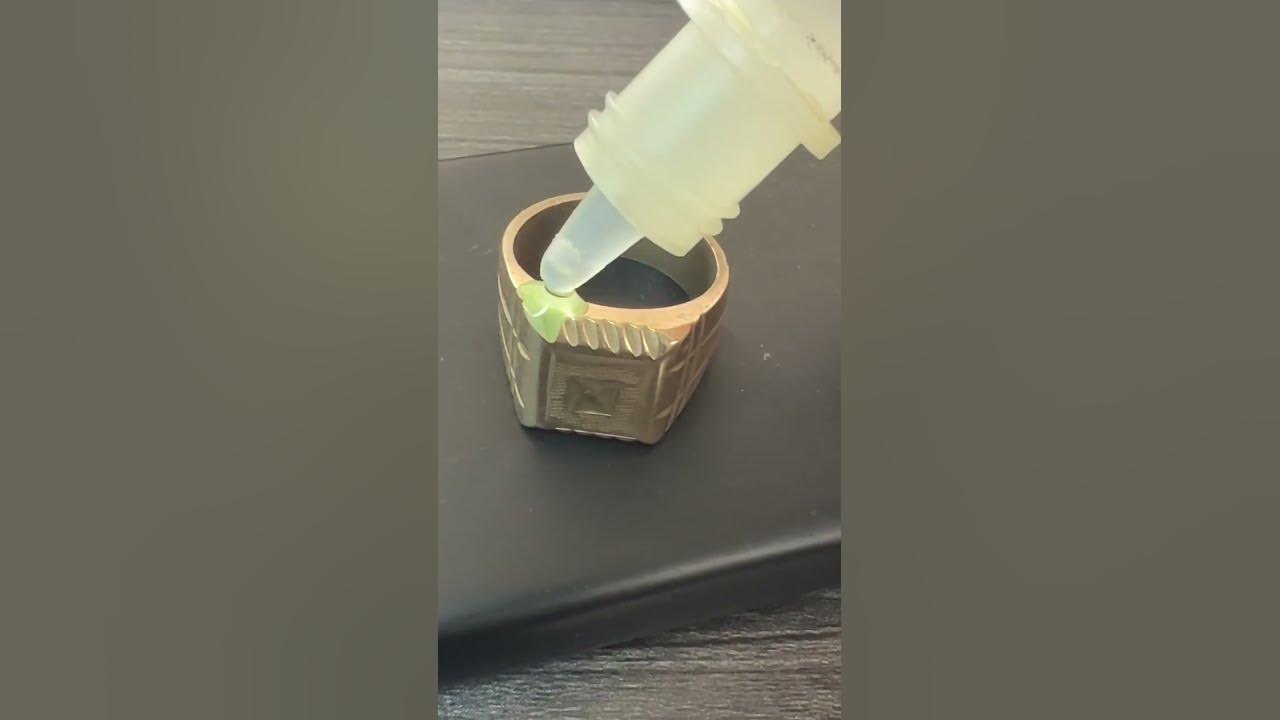 What 14k Acid Does to Fake Gold Rings #shorts #gildedblanco #gold #jewellery #rings