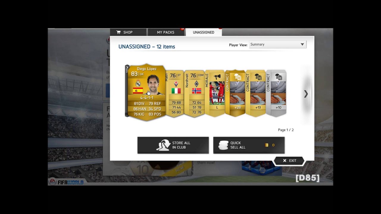 FIFA WORLD Opening Packs [Ep3] Premium Gold Packs YouTube