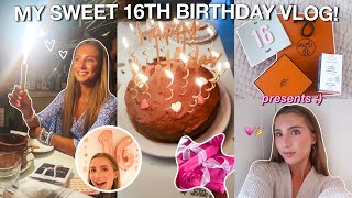 MY SWEET 16TH BIRTHDAY VLOG 2023 *opening presents &amp; surprise*