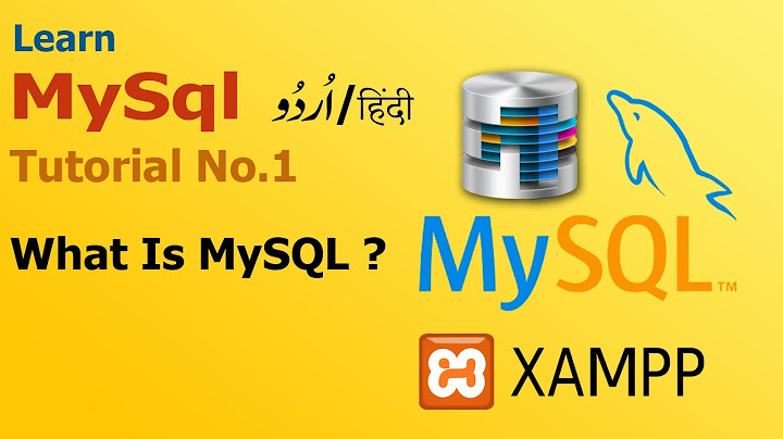 1 What is MySQL  || MySQL complete tutorial in Urdu || Hindi