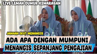 Ada apa dengan mumpuni menangis terus | ceramah ngapak lucu ustadzah mumpuni handayayekti terbaru