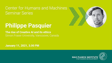 CHM Seminar Series: The rise of Creative AI and its ethics — Philippe Pasquier