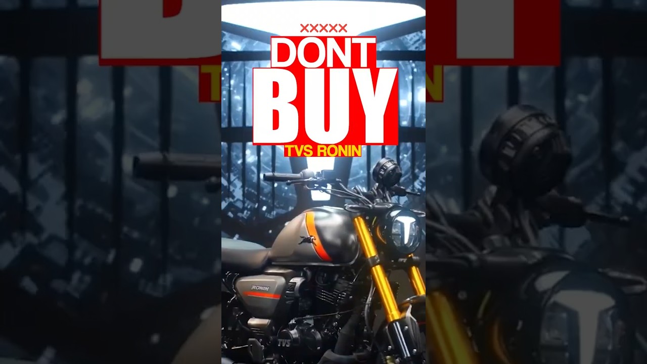 Why TVS Ronin is SO EFFORTLESS to Ride! 