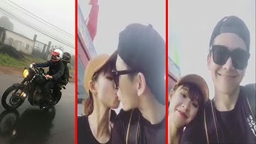 Fan bấn loạn khi Khởi My khoe khoảnh khắc được Kelvin Khánh hôn nhau tình tứ khi đi phượt môtô