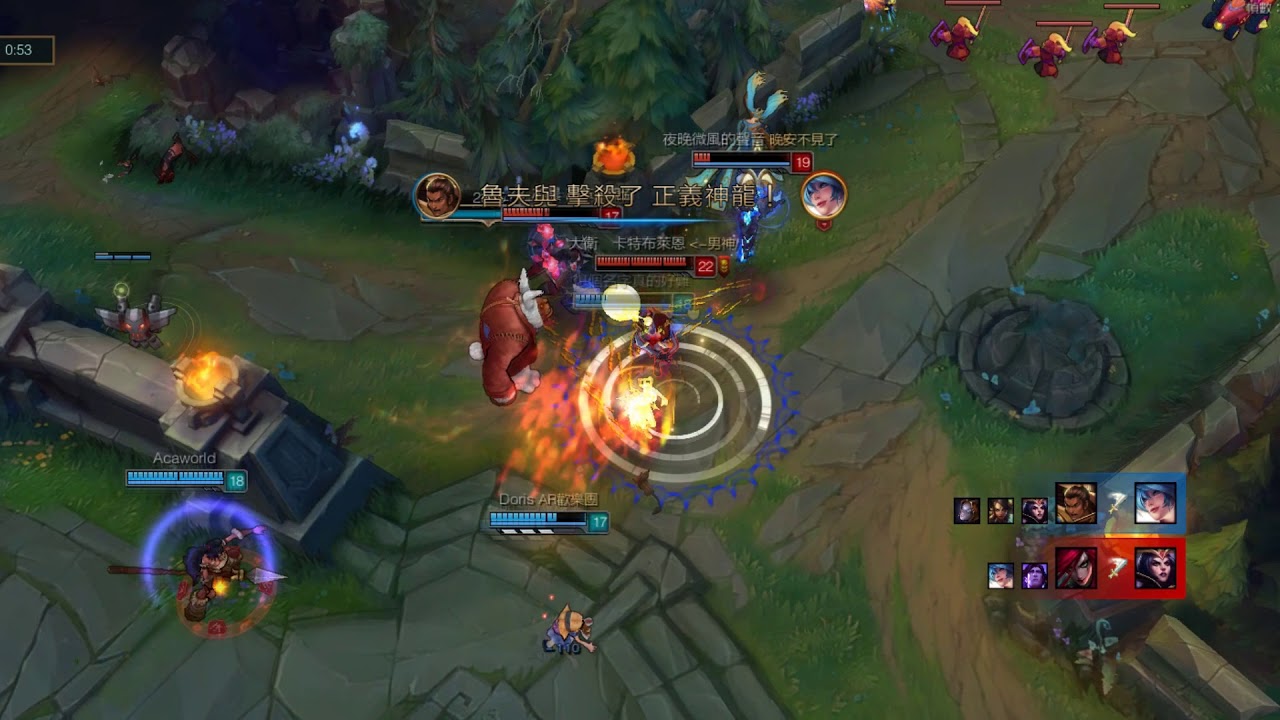 Lol 不給卡特就只能戳卡特神手速katarina Montage Youtube