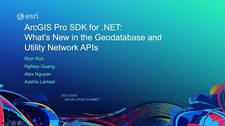 ArcGIS Pro SDK for .NET: What's New in the Geodatabase and Utility Network APIs