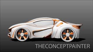 Concept Car - Time lapse in ZBrush 4r6