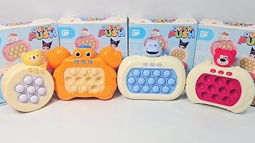 ASMR Playing Pop it Electronic Fast Push Game Fidget Toy | Stage Mode | Level Mode