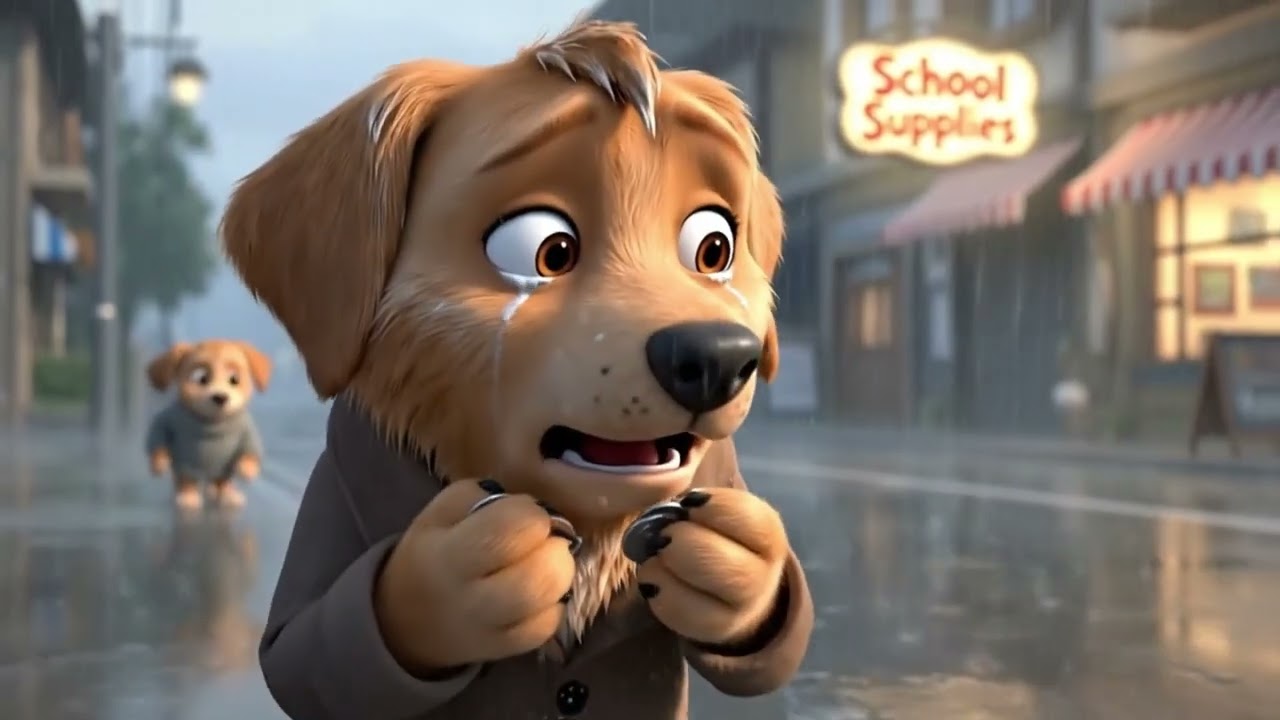 Mom’s Rainy Walk | Paws and Tales