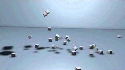 Falling Cubes (Cinema 4D)