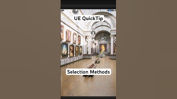 UE QuickTip - Selection Methods. Find the video in my youtube playlist UE QuickTips.