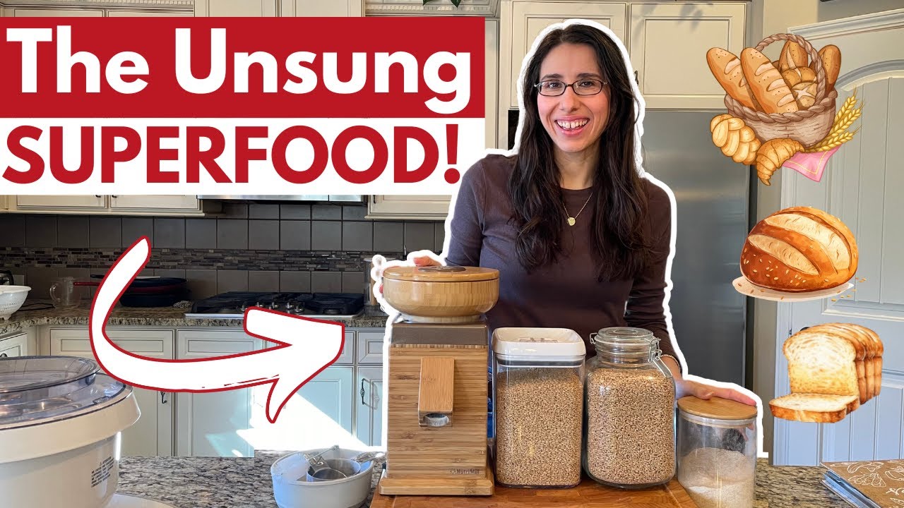 Nutritional Benefits of FRESHLY MILLED FLOUR (easily mill WHEAT BERRIES at home!)