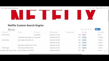 How to build a custom search engine for Netflix Movies & Shows ( Google Programmable Search, Notion)