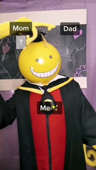 Mom   Dad = Me? 👀🐙 #korosensei #cosplay #assassinationclassroom #916star