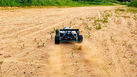 HSP Buggy Speed Run: Sand, Speed, and Epic Crashes!