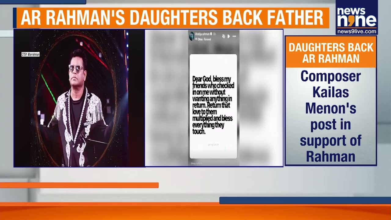 AR Rahman Backlash: Daughters Khatija, Raheema Defend Composer, Say ‘Disagree, Don’t Disgrace’