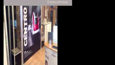 D4M Centro display stands - Straight