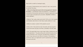 State Farm License Standard Fire Policy Questions and Answers 2023 Verified Answers3113