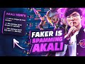 FAKER is SPAMMING Akali before they kill her next patch... *CRAZY COMBOS*