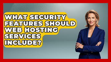 What Security Features Should Web Hosting Services Include? | Domain And Hosting Gurus News