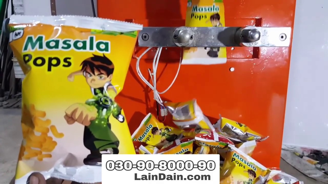 Automatic Slanty Snacks Packing Machine Slanty Chips Making Machines