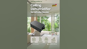Invisible Comfort: Ceiling Dehumidifiers for Whole-Home Humidity Control. #humiditycontrol
