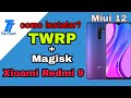 TWRP+ROOT Xiaomi Redmi 9 Lancelot, Miui 12 Android 10 e Android 11