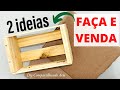 ARTESANATOS COM MINI CAIXOTES DE FEIRA 2 ideias para fazer e vender! Diy Compartilhando Arte