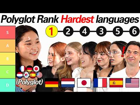 Polyglot Ranks 7 Different Languages She Speaks l Which Language Is The Hardest?