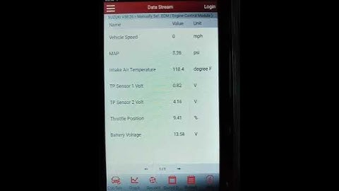 Scanner Map sensor TP senser Air Tempture senser
