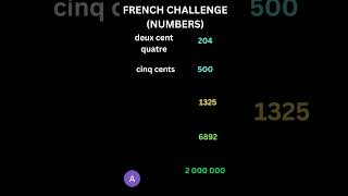 English meets French - Numbers (part 1) - french learning  #frenchspeaker #learning #french screenshot 4