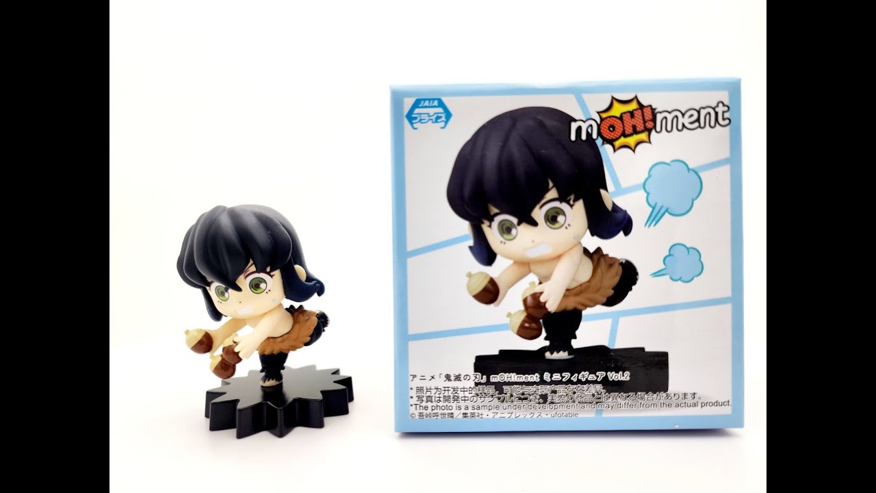 [피규어 언박싱] 귀멸의 칼날 세가 순간포착 미니 피규어 2탄 이노스케 DEMON SLAYER KIMETSU NO YAIBA SEGA mOH!ment VOL.2 INOSUKE