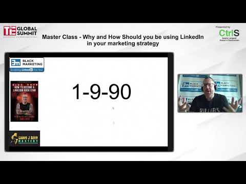 Day 3 Audi 4 Master Class Why And How Should You Be Using Linkedin In Your Marketing Strategy Youtube