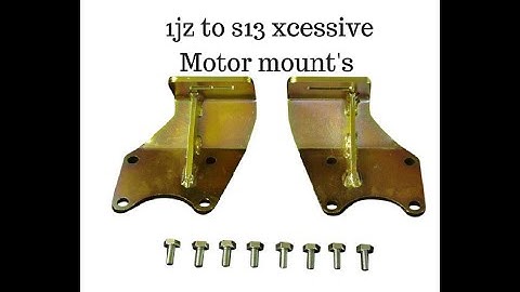 Nissan 240sx S13 1jz VVTI Swap Part 4 1JZ to S13 Motor mounts  . !!
