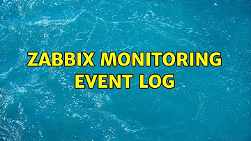 Zabbix monitoring event log