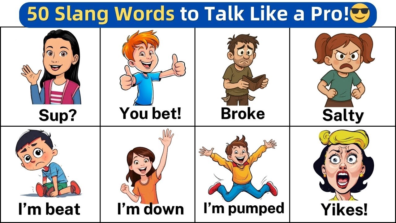50 Slang Words in English You NEED to Know to Speak Like a Pro! 🗣️ ...