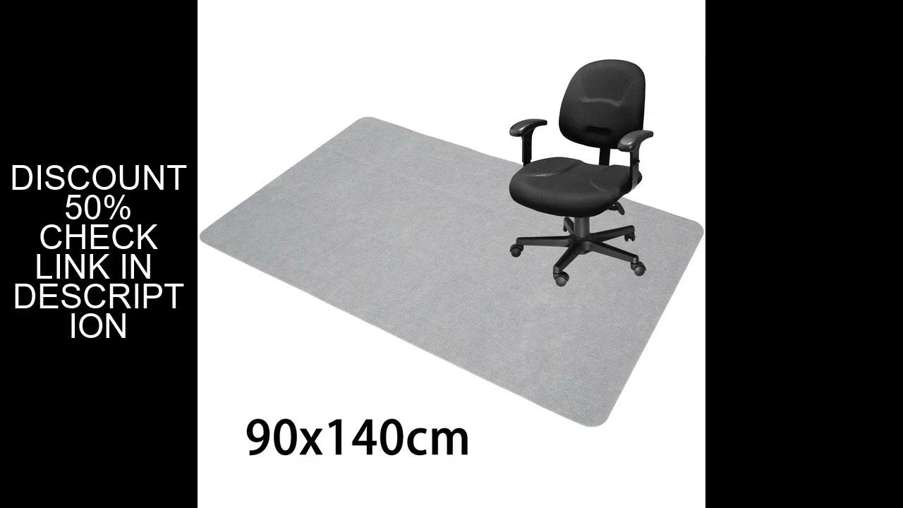 Computer Chair Office Mat Abrasionproof Anti Slip Self-adhesive Desk Rug Gaming Swivel Rolling Chair
