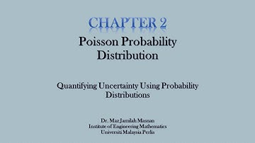 Poisson Probability Distribution using  Excel