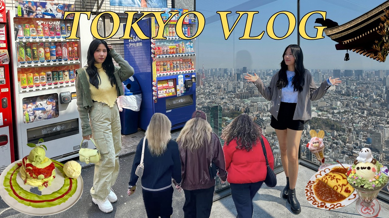 TOKYO VLOG 🇯🇵 | Exploring Japan with Friends (Harajuku, Sensoji, Shibuya Sky & More)